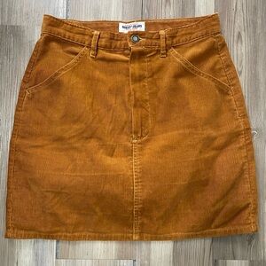 Guess Women's Brown Corduroy Mini Skirt